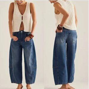 Pilcro barrel leg jeans from Anthropologie